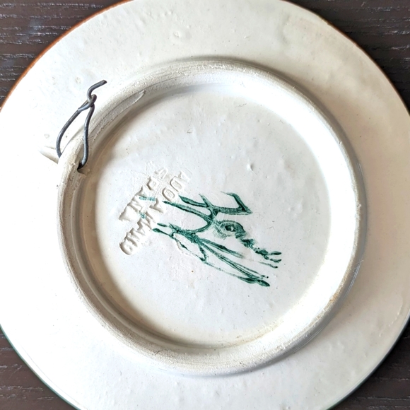 Vintage Spanish Andalusian Style Hand-Painted Ceramic Plate - 5.5 Inches - Picture 2 of 6